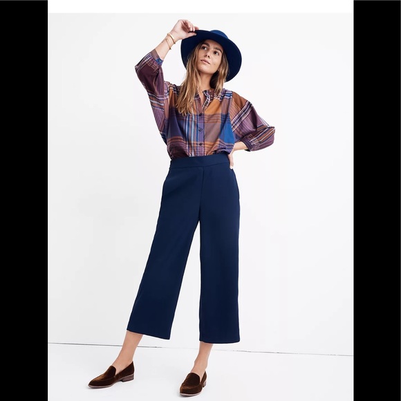Madewell Pants - Madewell Huston Pull On Pants Size Small Navy
